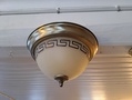 Art deco tyylinen kattovalaisin 
Halkaisija 28 cm. Hinta 25e 