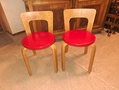 Artek 65 tuoli pari 1950 lukua 
Istuinkorkeus 44 cm . MYYTY