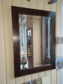 Fasettihiottu peili 1920 lukua 
Mitat LxK 52x72 cm. MYYTY