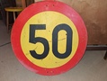 Vanha liikennemerkki 
Halkaisija 62 cm. Hinta 10e 