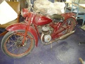 Husqvarna 118cc moottoripyörä vm 1953 
